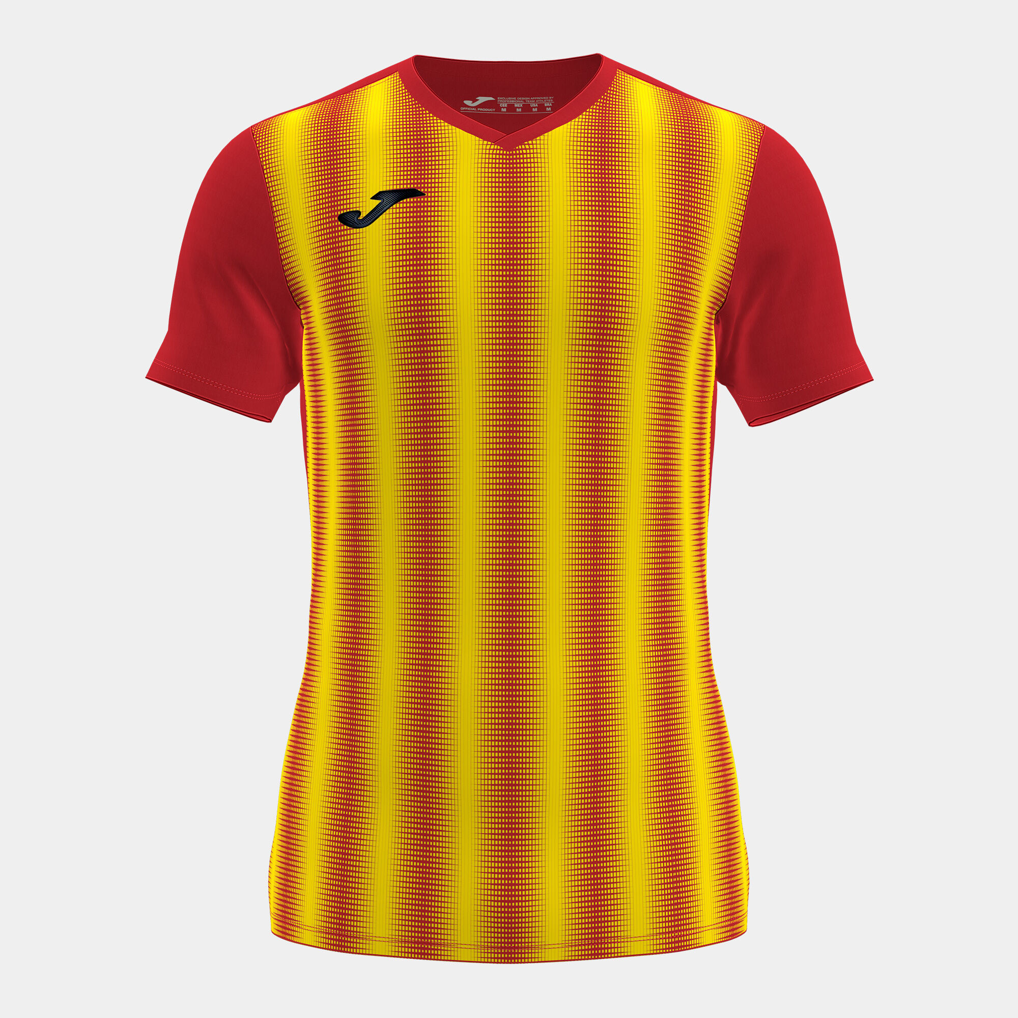 Shirt short sleeve man Inter II red yellow