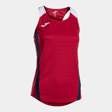 Canotta donna Montreal rosso blu scuro