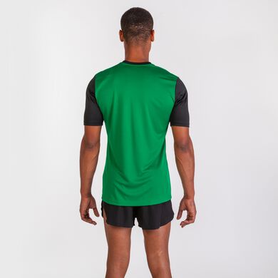 Camiseta manga corta hombre Winner verde negro