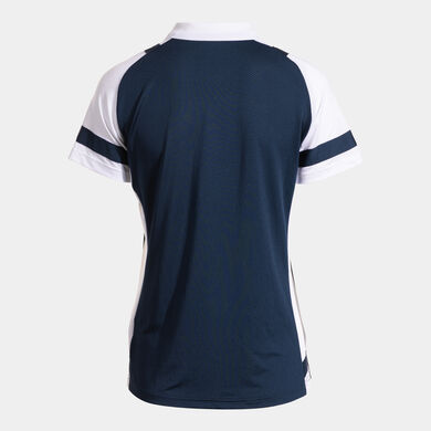 Polo manga corta mujer Lider marino blanco