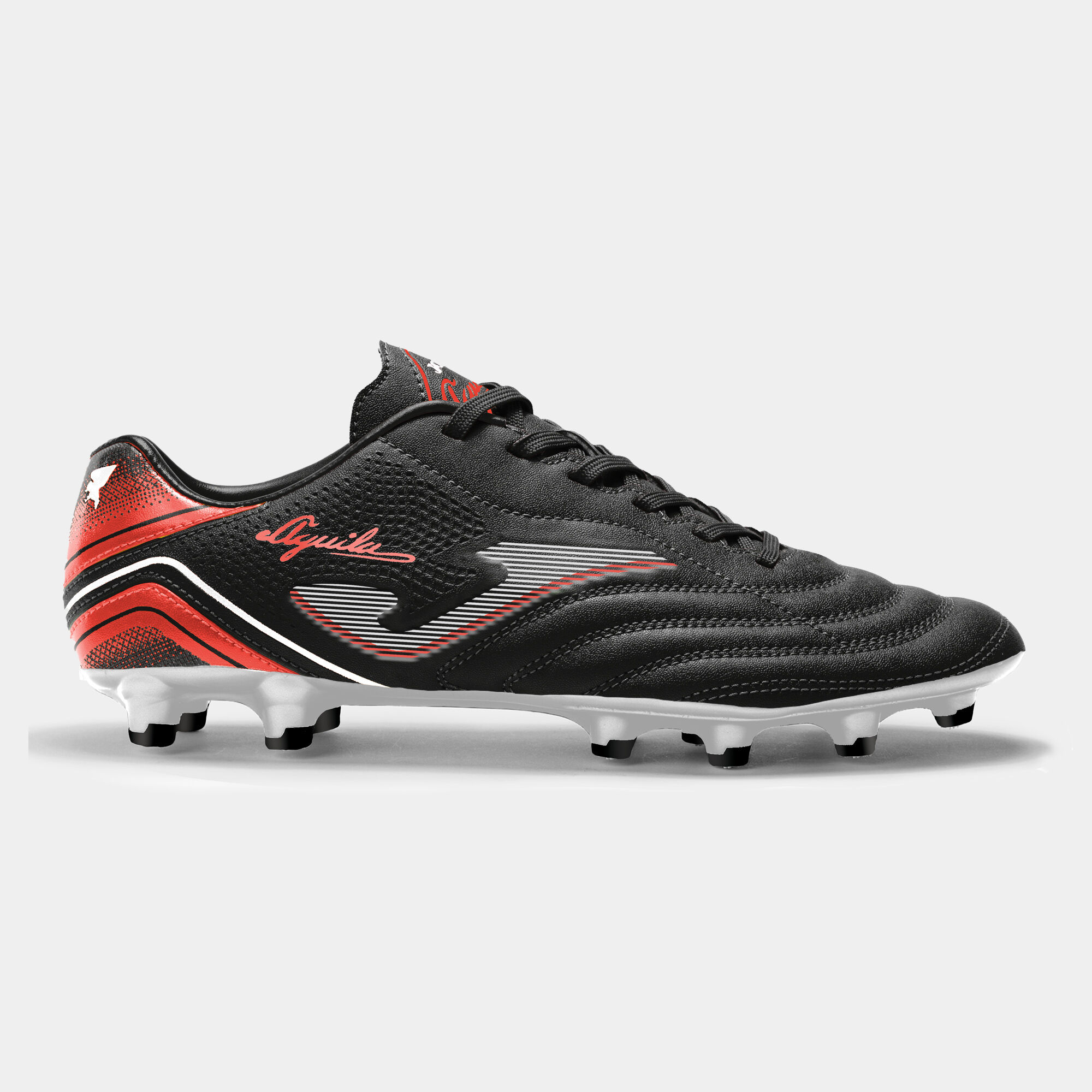 Chaussures football Aguila 22 gazon synthétique AG noir rouge