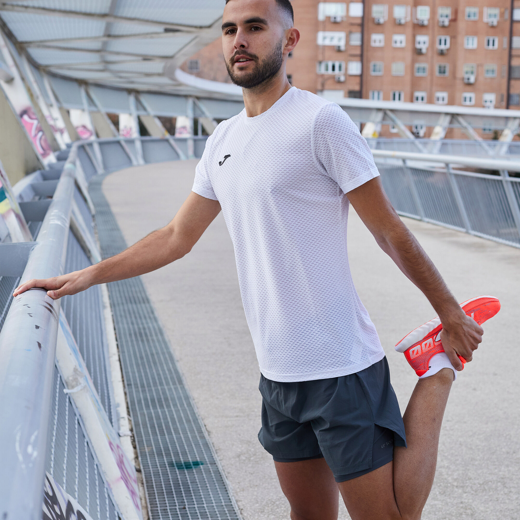 Pantaloncini aderenti outlet running uomo