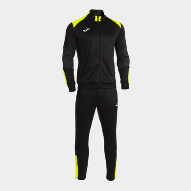 Tracksuit man Danubio IV black fluorescent yellow