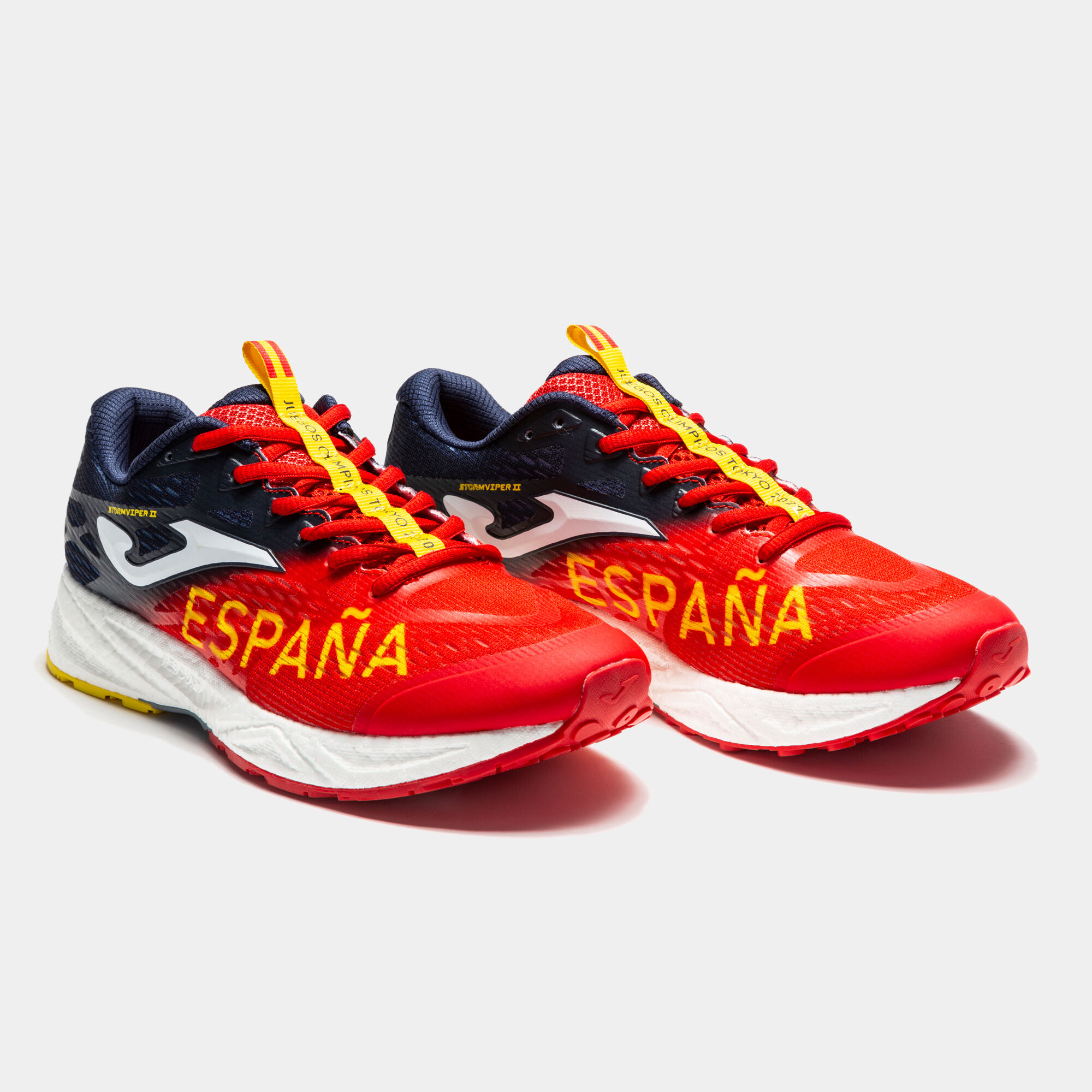 RUNNING SHOES STORM VIPER SPANISH OLYMPIC COMMITTEE WOMAN NAVY BLUE RED