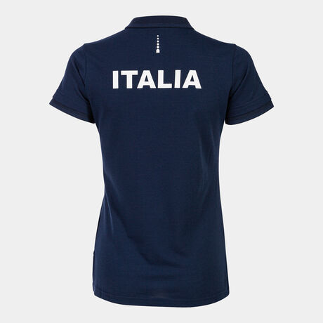 POLO MANGA CORTA FED. ITALIA TENIS