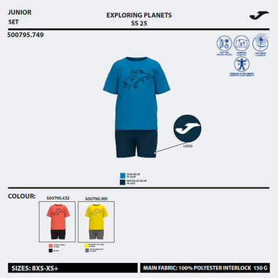 Set junior Kids Camp coral negru