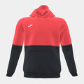 Sudadera con capucha junior Part negro coral flúor
