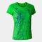 Camiseta manga corta mujer Elite IX verde flúor