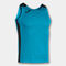 Tank top man Record II turquoise black