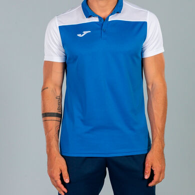 Pólo m/c homem Hobby II azul royal branco
