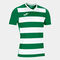 Maillot manches courtes homme Europa IV vert blanc