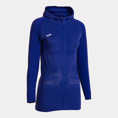 Casaco com capuz mulher R-Trail Nature azul