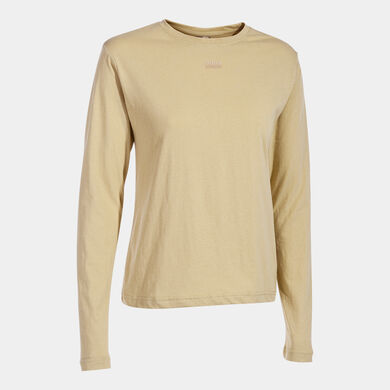 Camiseta manga larga mujer Daphne beige