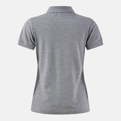 Polo shirt short-sleeve woman Bali III light gray