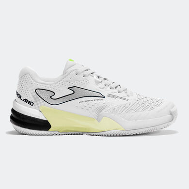 Zapatillas Roland Men 26 clay hombre blanco amarillo