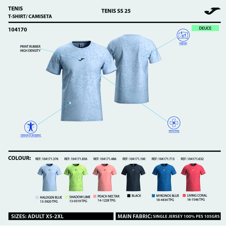 CAMISETA MANGA CORTA CHALLENGE