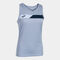Camiseta sin mangas mujer Court celeste marino blanco