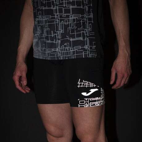 Short tights man Elite VIII black