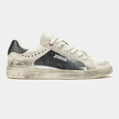 Zapatillas casual C.Calpe Lady 25 mujer blanco plata