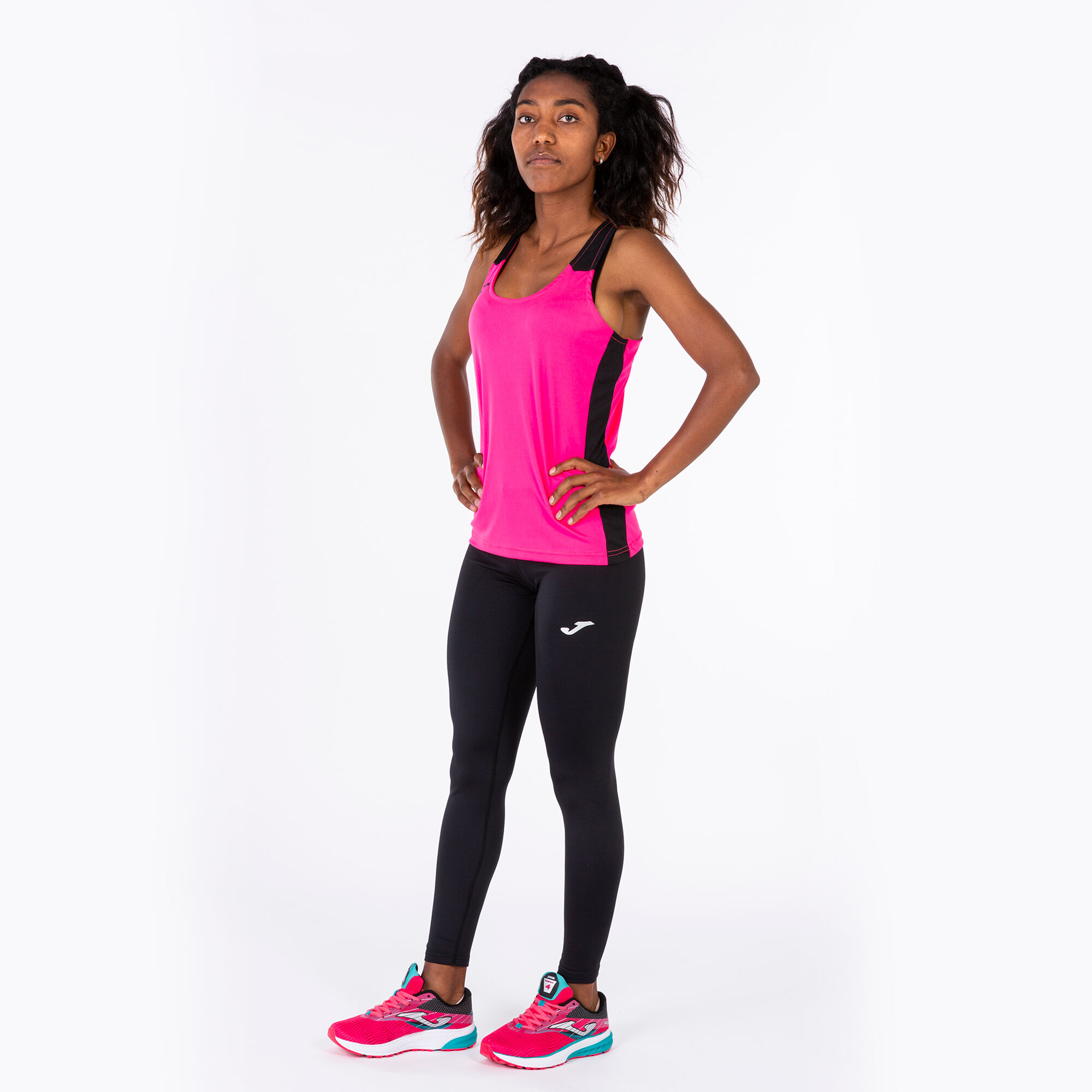Camiseta tirantes rosa mujer top