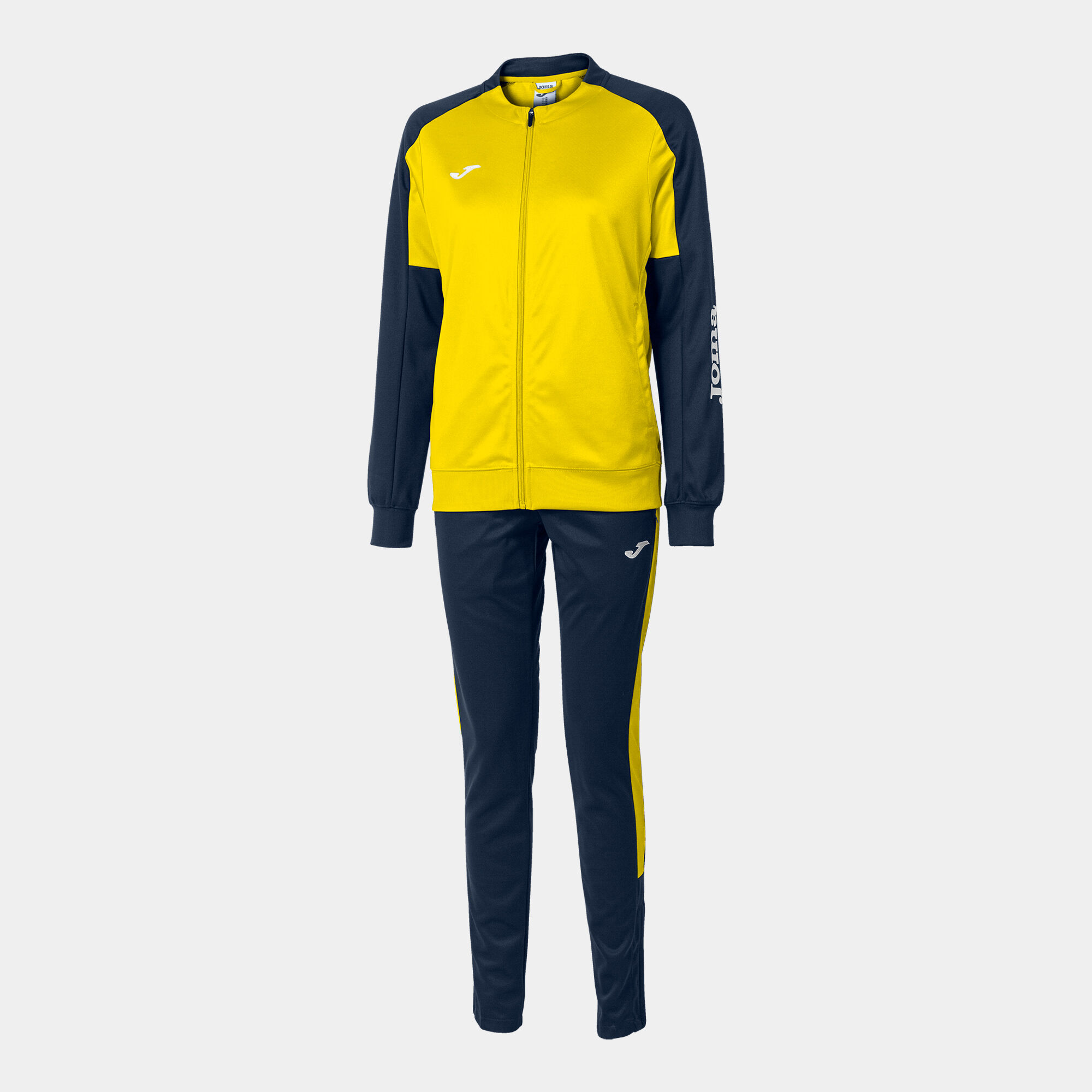 Tracksuit woman Eco Championship yellow navy blue