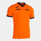 Shirt short sleeve man Referee orange black