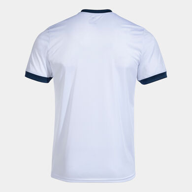 T-shirt maniche corte uomo Court bianco blu royal