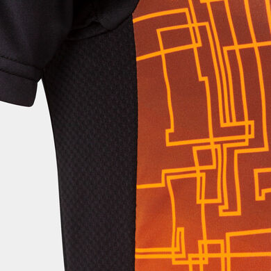 Maglia a manica corta uomo Elite VIII nero arancione