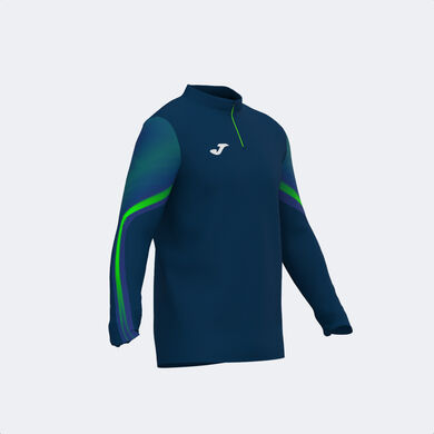 Sudadera hombre Elite XI marino verde flúor