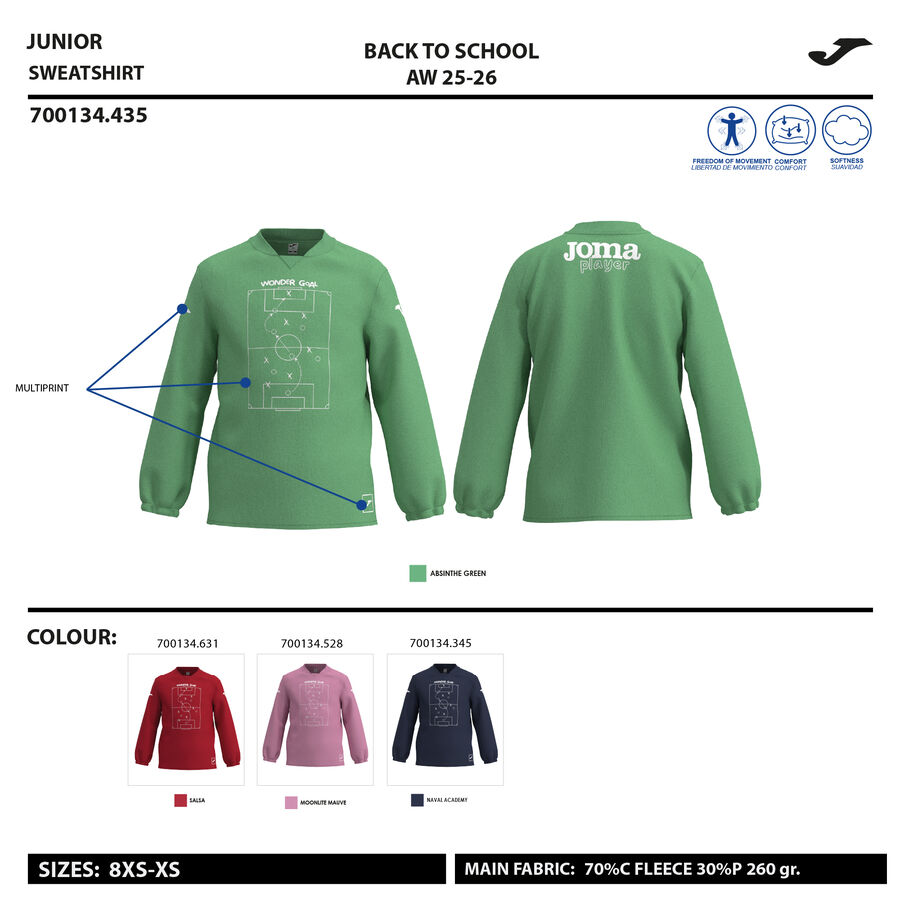 SUDADERA KIDS CAMP