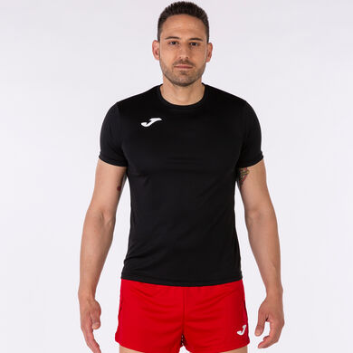 T-shirt manga curta homem Record II preto