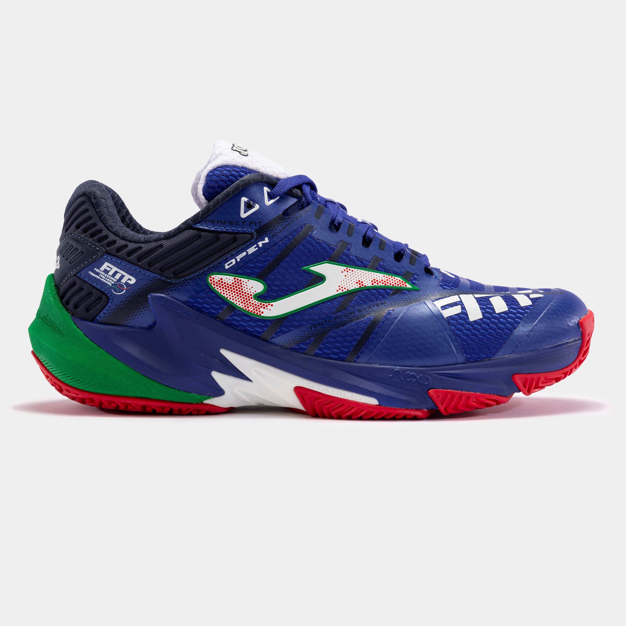 Shoes Open 24 Italian Tennis And Padel Federation unisex royal blue