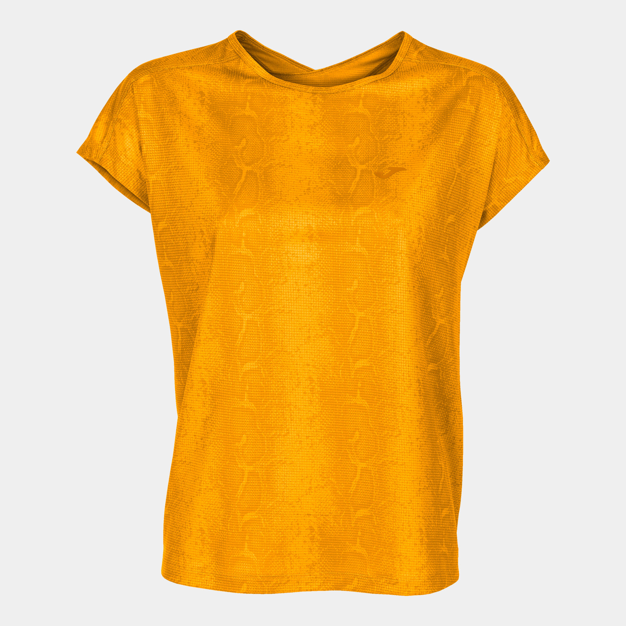 T-shirt manga curta mulher Core laranja