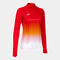 Sweatshirt woman Elite VII red white yellow