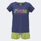 Set fete Stars albastru regal galben
