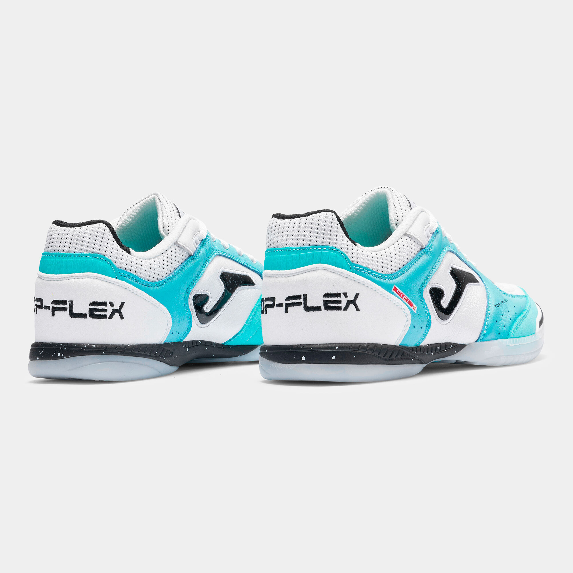 Futsal shoes Top Flex 26 indoor fluorescent turquoise white | JOMA®