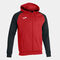 Chaqueta con capucha hombre Academy IV rojo negro
