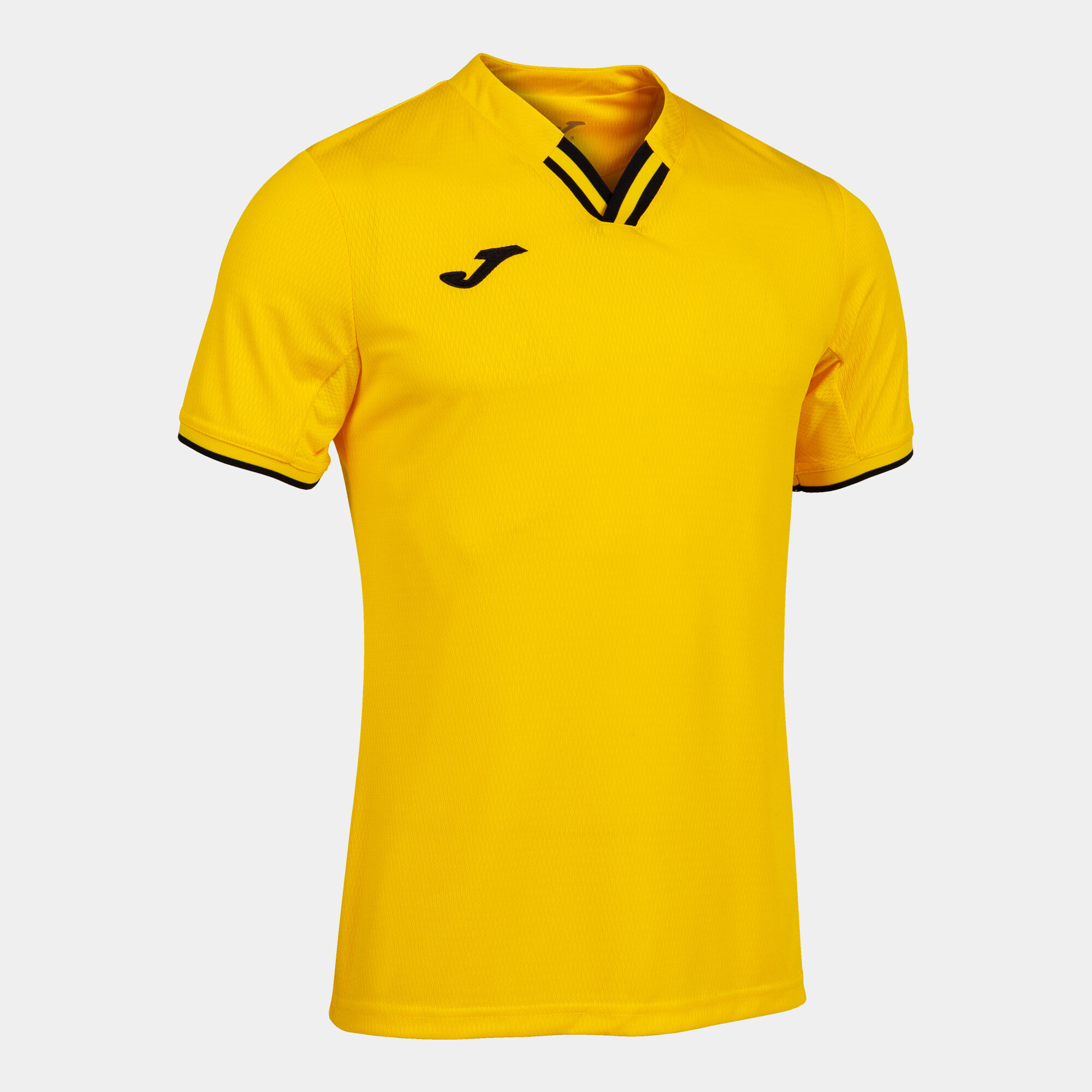 Shirt short sleeve man Toletum IV yellow black