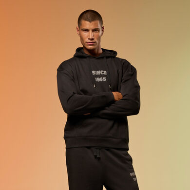 Sudadera con capucha unisex Mimetic negro