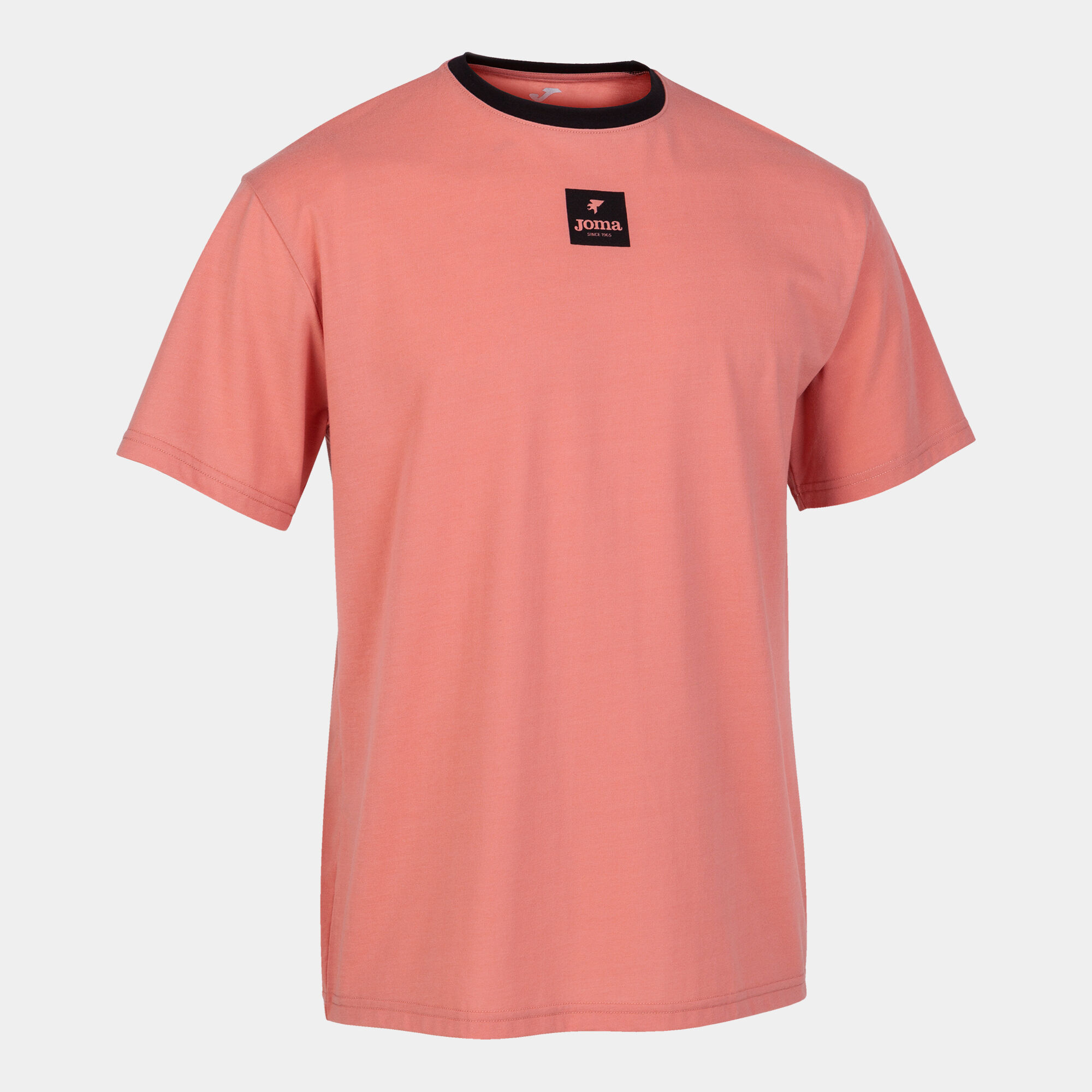 T-shirt manga curta homem California rosa
