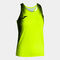 Camiseta tirantes mujer Elite XI amarillo flúor negro