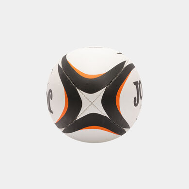 Balón rugby J-Match blanco negro naranja