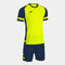 Conjunto homem Lider amarelo fluorescente azul marinho escuro