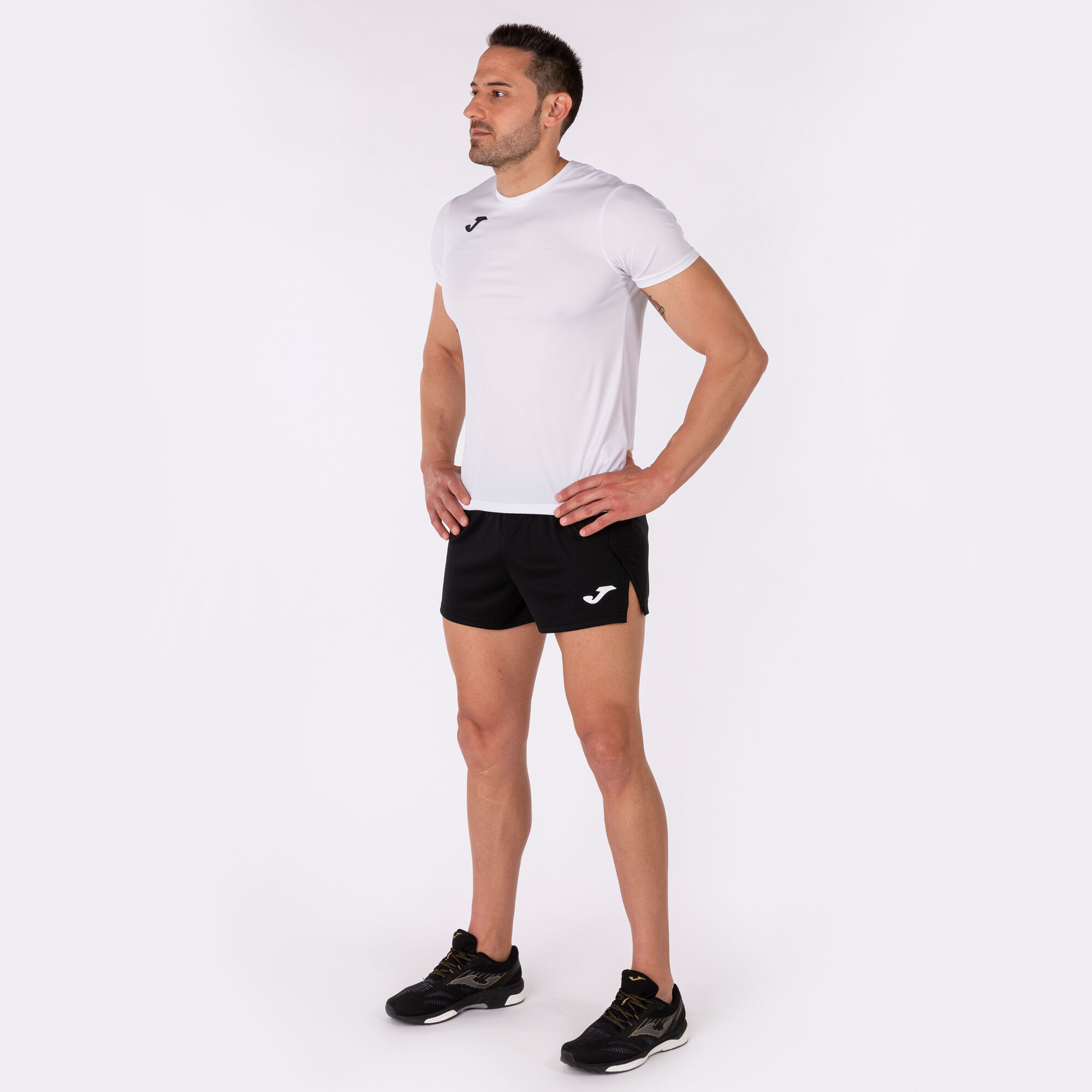 MAILLOT MANCHES COURTES HOMME RECORD II BLANC