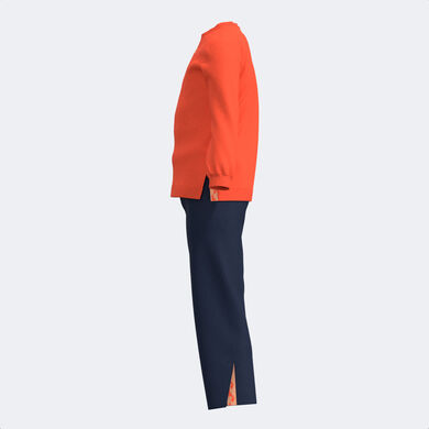 Trainingsanzug mädchen Kids Camp orange marineblau