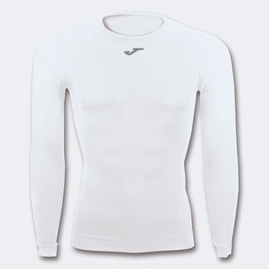 Maillot manches longues unisexe Brama Classic blanc