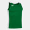 Camiseta tirantes hombre Record II verde blanco