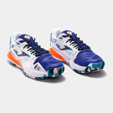 Shoes T.Spin 23 clay man royal blue white