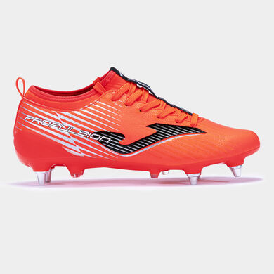 Botas fútbol Propulsion Cup 23 terreno blando SG naranja
