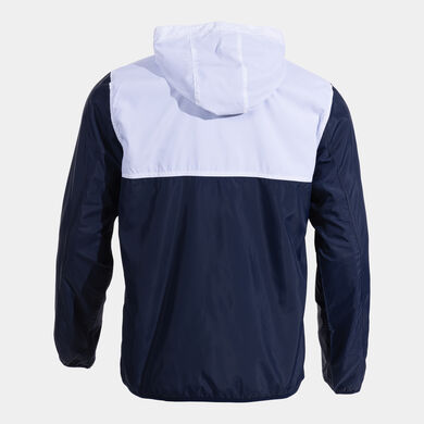 Regenjacke mann Combi dunkelblau wei&szlig;